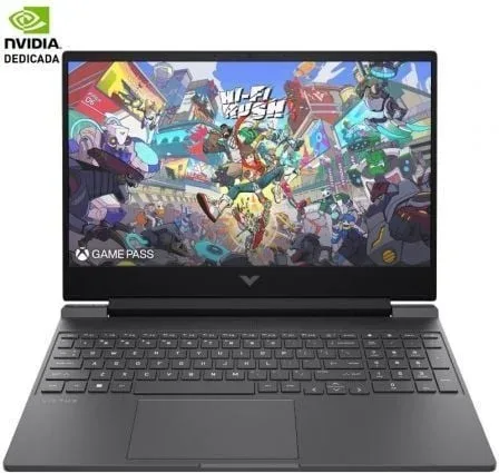 Portátil Gaming HP Victus 15-FB3709NS Ryzen 7 8845HS/ 32GB/ 1TB SSD/ GeForce RTX 4050/ 15.6"/ Sin Sistema Operativo