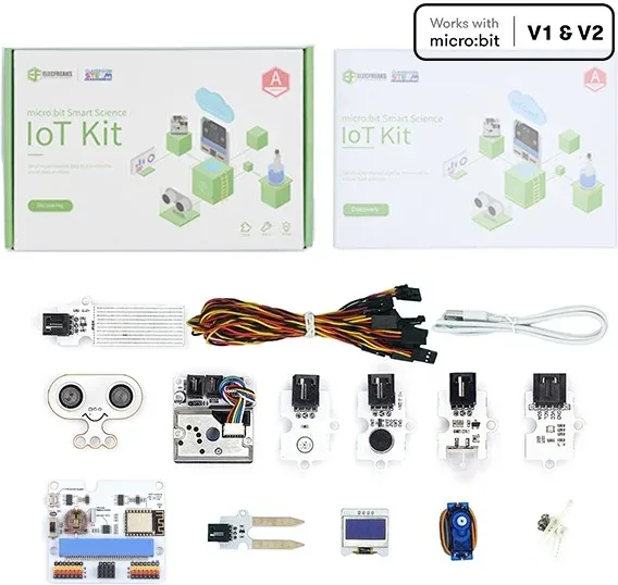 Kit de sensores inteligentes micro:bit ciencia internet de las cosas - smart science iot kit - sin placa