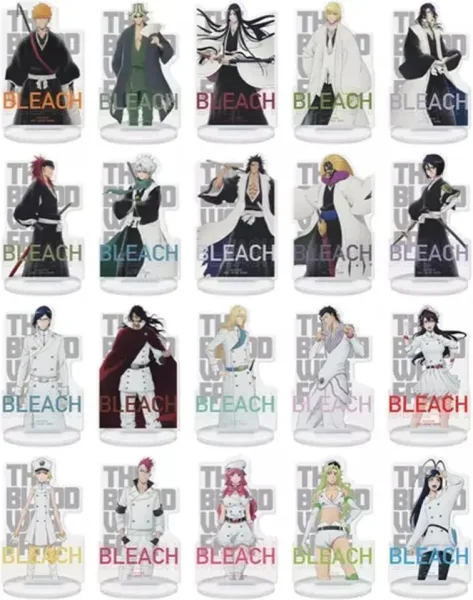 Surtido figuras acrílicas ichibansho bleach thousand year blood war 21 unidades