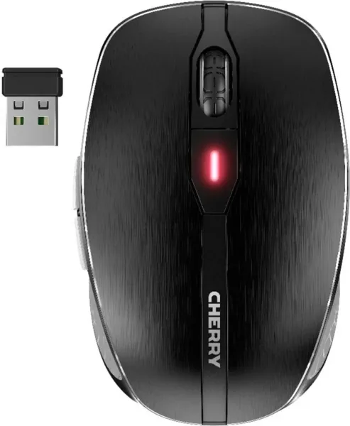 Mouse raton cherry inalambrico mw 8 6 botones 3200dpi negro