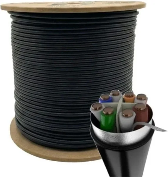 Bobina cable red solido phasak ftp cat6 305m phr 672