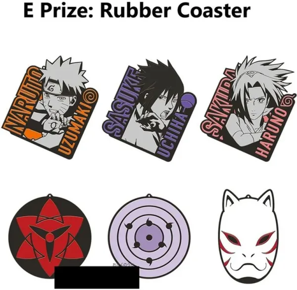 Surtido posavasos bandai 24 unidades naruto will of fire edition exclusiva