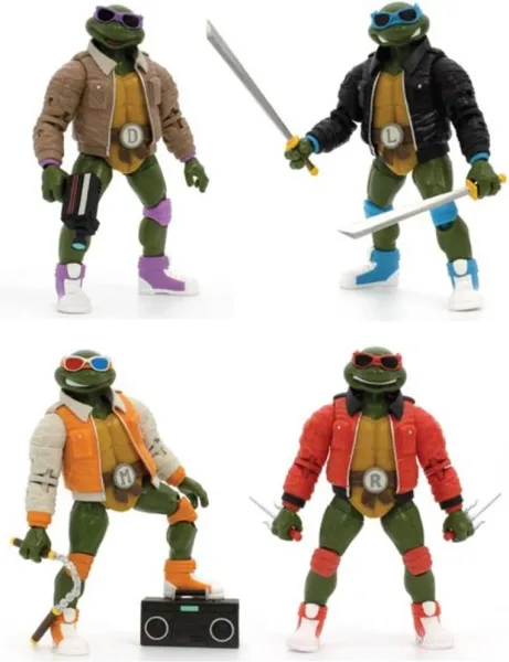 Surtido figuras (4) the loyal subjects tortugas ninja street gang 13 cm exclusive #1