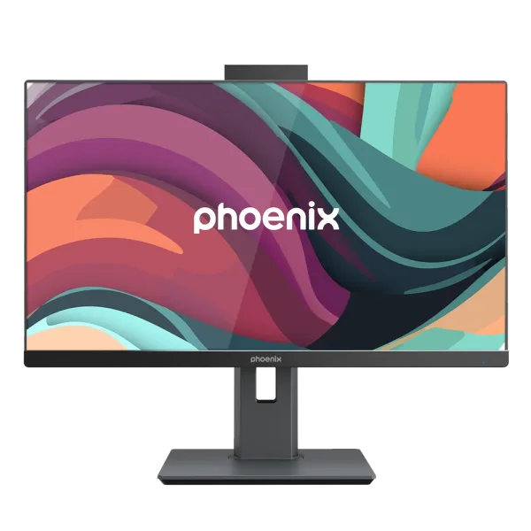 Ordenador pc all in one aio phoenix unity 23.8 pulgadas FHD ajustable altura y rotativo - web cam -  intel i5 14400 - 16 gb DDR5 - 1 tb SSD win11pro