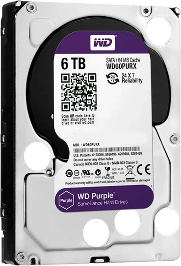Disco Duro 6 TB 3.5 '' SATA Wd Purple